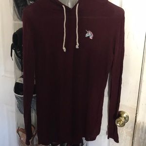 A thin, not see thru long sleeve shirt